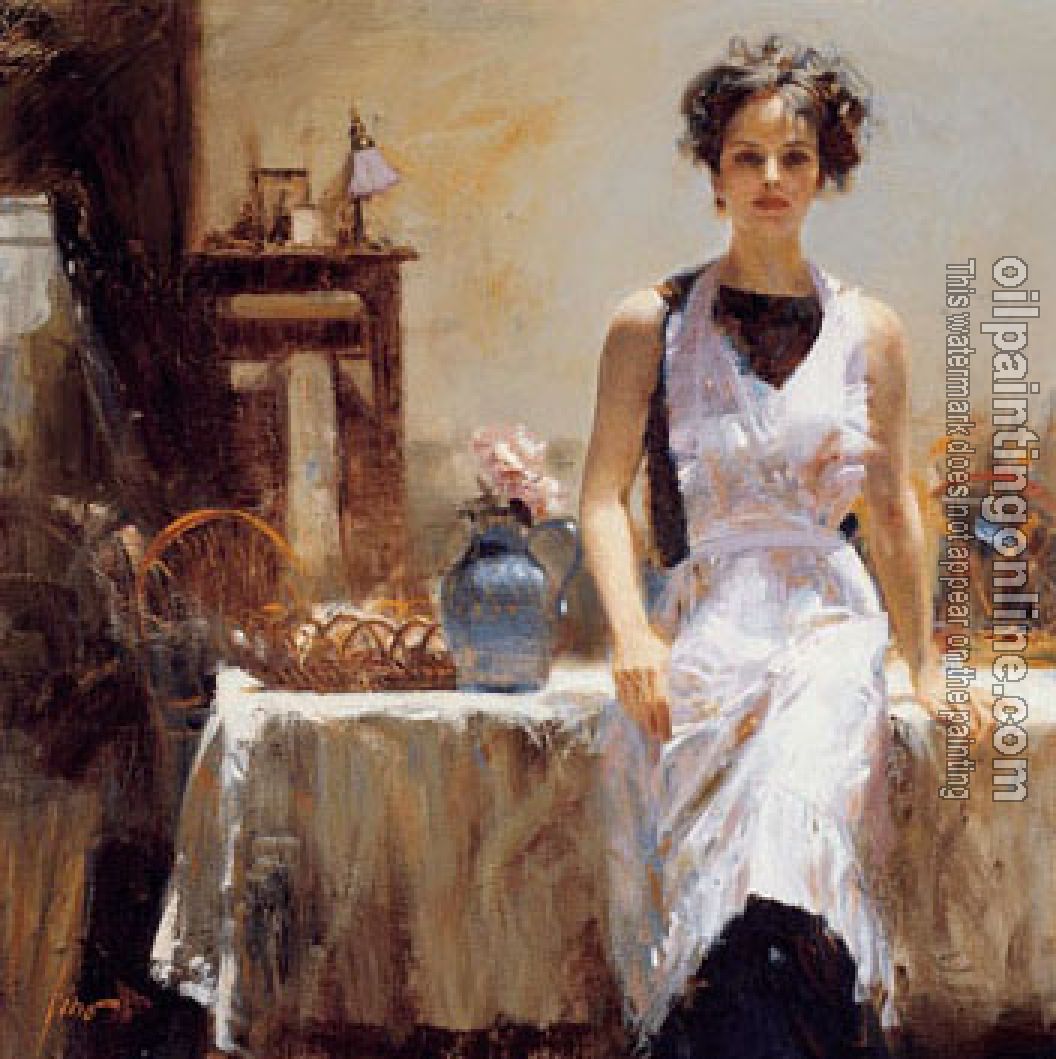 Pino Daeni - Impression oil painting.